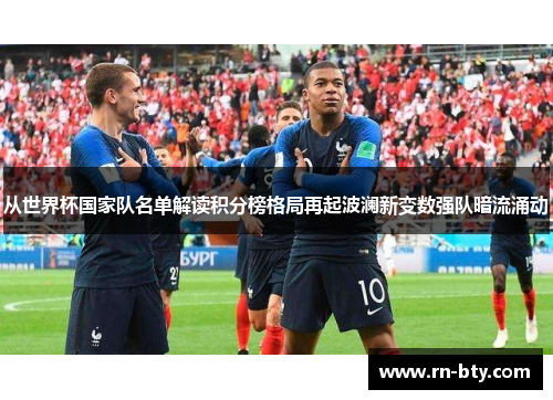 从世界杯国家队名单解读积分榜格局再起波澜新变数强队暗流涌动 从世界杯国家队名单解读积分榜格局再起波澜新变数强队暗流涌动